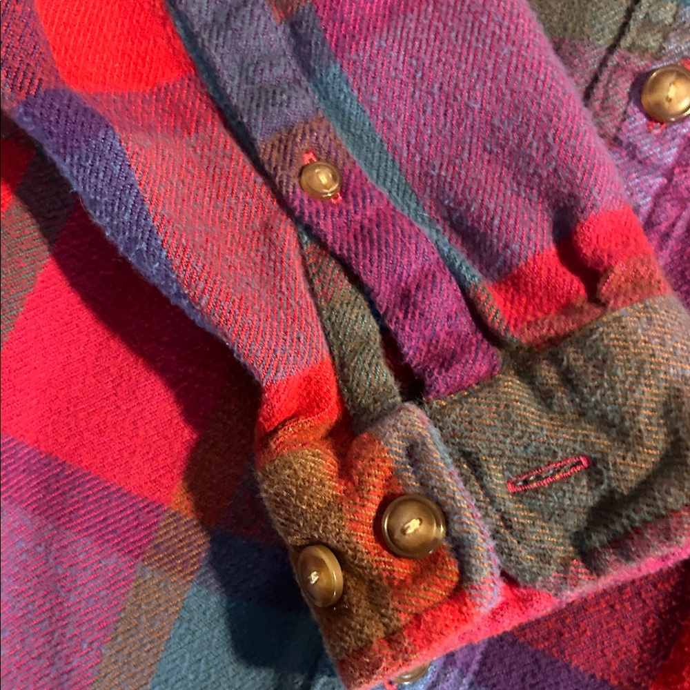 LL Bean Women's Petite Flannel - Picture 5 of 10